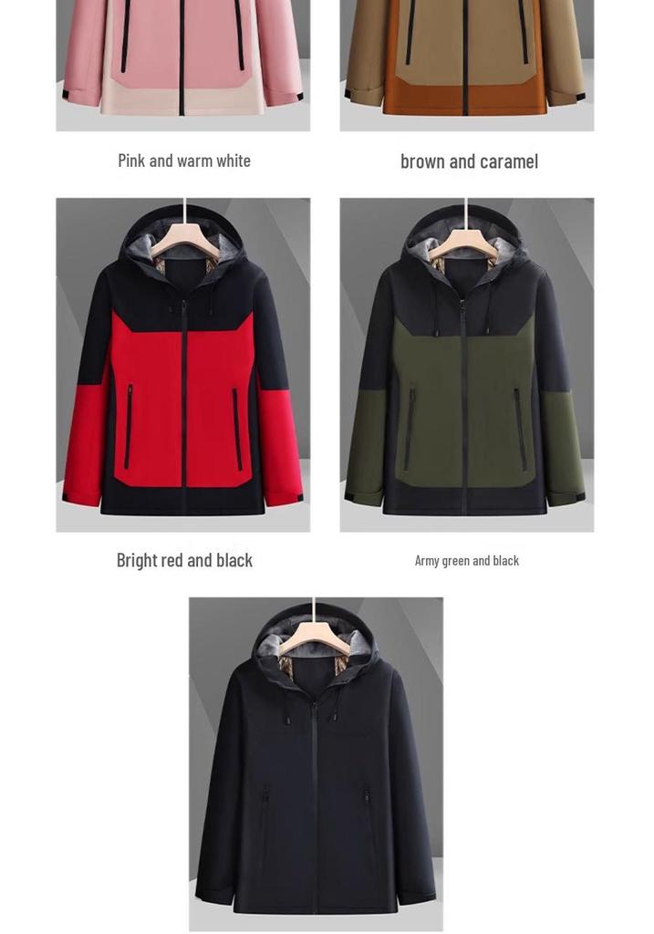 Autumn/Winter Windproof Waterproof Warm Jacket for Mountaineering, Fishing, Cycling, and Workwear with Custom Embroidery and Logo Options