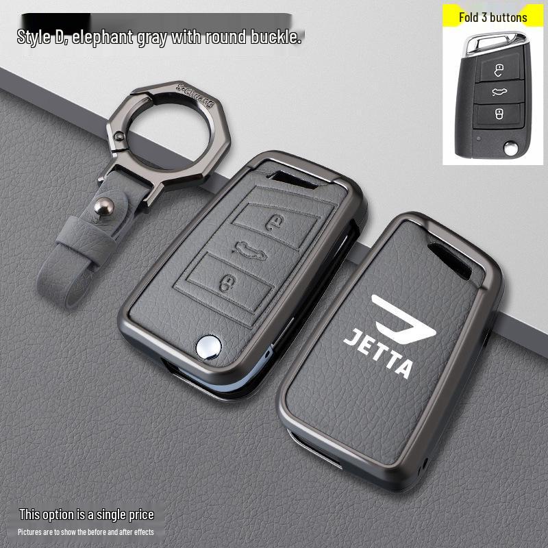 Jetta Model D Elephant Grey Key Case