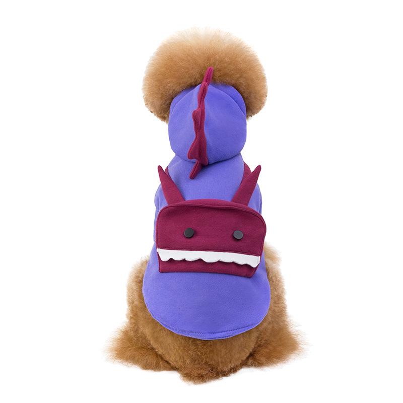 Autumn and winter new pet sweater Halloween Christmas funny outfit Teddy transformation outfit robot dog clothes