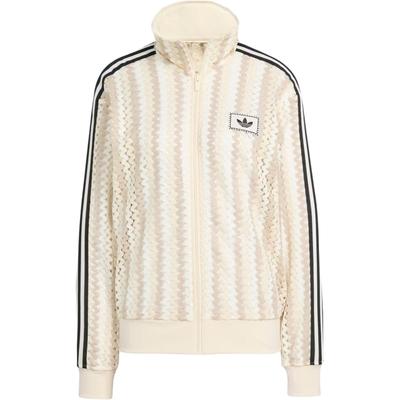 Originals Logo Stand Collar Zip Long Sleeve Jacket Women Jackets Magic-White KC0749