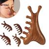 Multifunctional Meridian Massage Head Health Comb Sandalwood Large Wide-Tooth Guasha Point Acupuncture Combs