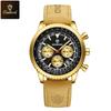 BINBOND Top Brand Man Quartz Watch Waterproof Luminous Date Chronograph Leather Wristwatch Military Sports Luxury Men's Watches