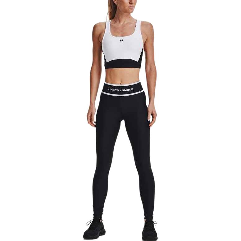 Under Armour Legginsy Sportowe Treningowe Elastyczne Damskie Legginsy Czarne 1369898-001