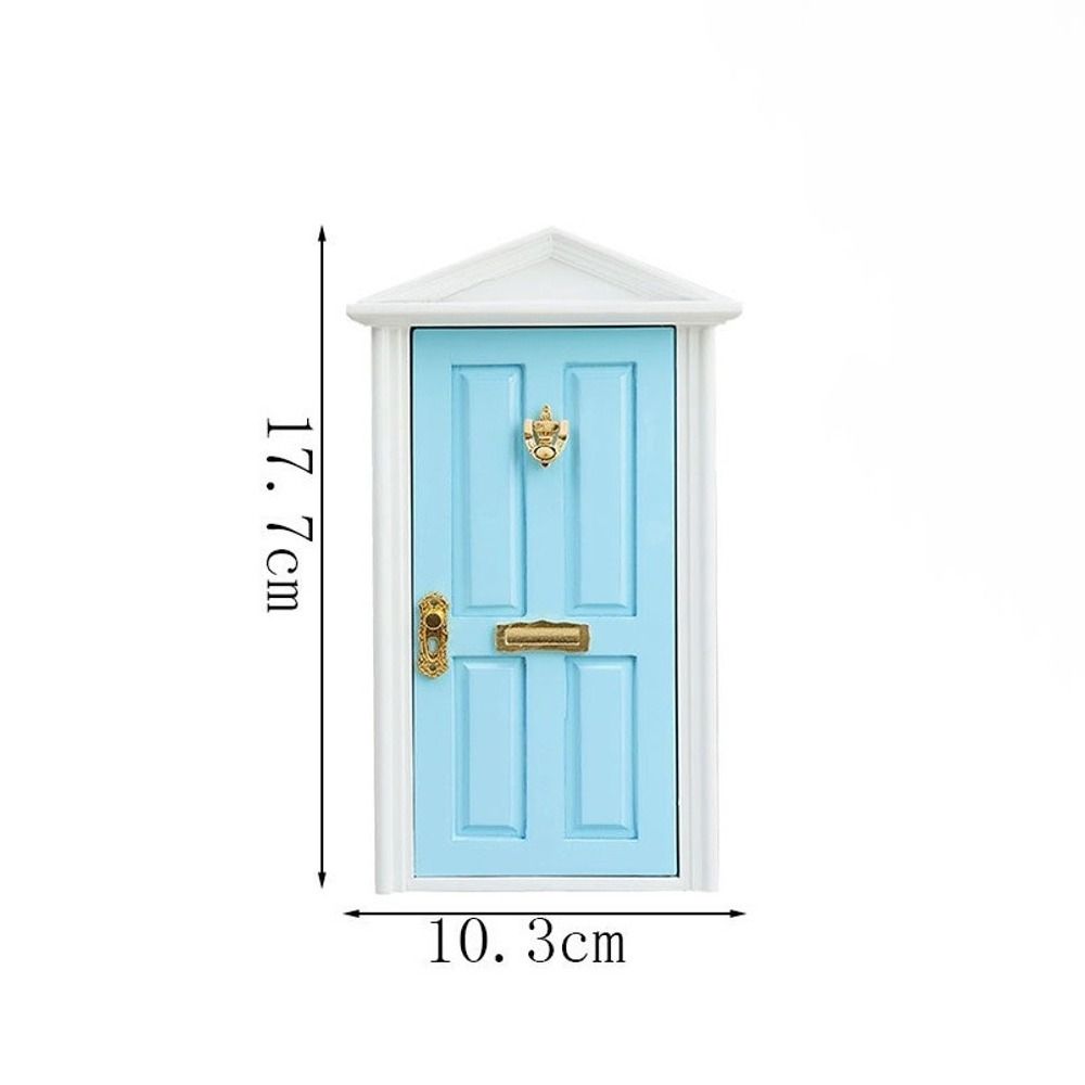 Smoother Edge Mini Wooden Door Miniature Miniature Simulation Furniture  Dollhouse Miniature
