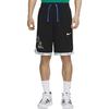 Nike Cartoon Sonnenblumen-Print Lockere Mid-Waist Sportshorts Herrenshorts Schwarz DV3193-010
