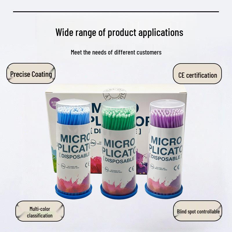 Disposable Dental & Makeup Applicators: Cotton Pads, Makeup Brushes, Swabs, Non-Shedding Brushes