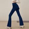 Hoge taille Micro-flare Yogabroek voor Dames voor Pilates en Fitness