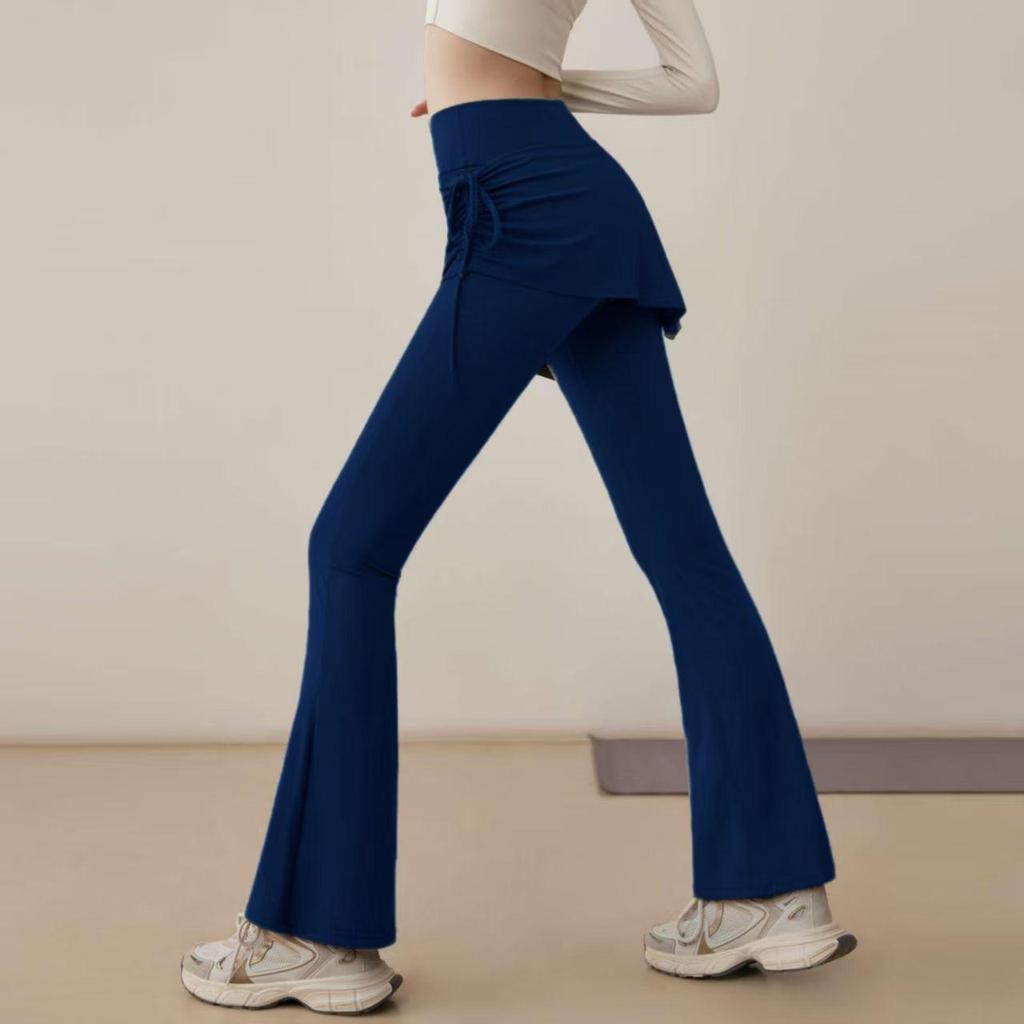 Hoge taille Micro-flare Yogabroek voor Dames voor Pilates en Fitness