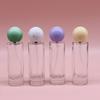 Colorful Round Ball Cap 30ML Small Cylinder Premium Perfume Bottle Portable Dispensing Cosmetic Spray Glass Bottle