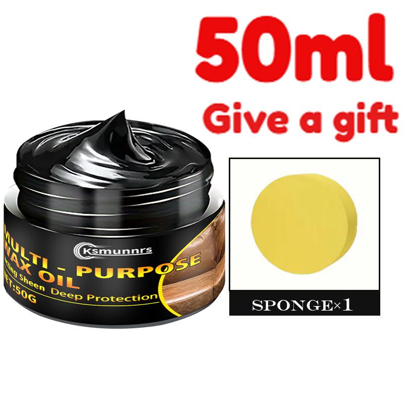 Car Multifunctional Cleaning Paste Car Cleaning Maintenance Interior Leather Brightens Car Leather Cleaning Cream Auto 50 ML