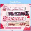 Creative Red Heart Polyester Ribbon For Valentine's Day With Four Unique Styles For Crafting