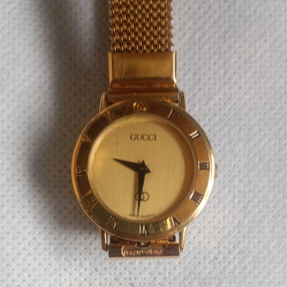 Used GUCCI Gucci watch gold quartz ladies