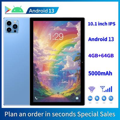 BDF Tablet 10,1 pollici 4GB+64GB Bluetooth 5000mAh Android 13 PC
