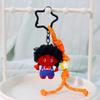Plush Keychain With Curly Hair And Small Crying Face For Kids And Collectors