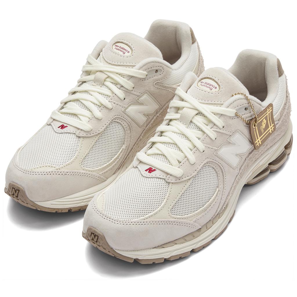 New New Balance NB 2002 Wear Resistant Quick Dry Lightweight Height Increasing Warm Low Top Casual Shoes Unisex Ecru M2002RHX