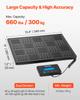 VEVOR Digital Postal Scale, 20 G/100 G Dual Accuracy, 300 Kg Commercial Weight Scale with Hold/Tare Function & LCD Display, Fit for Packages