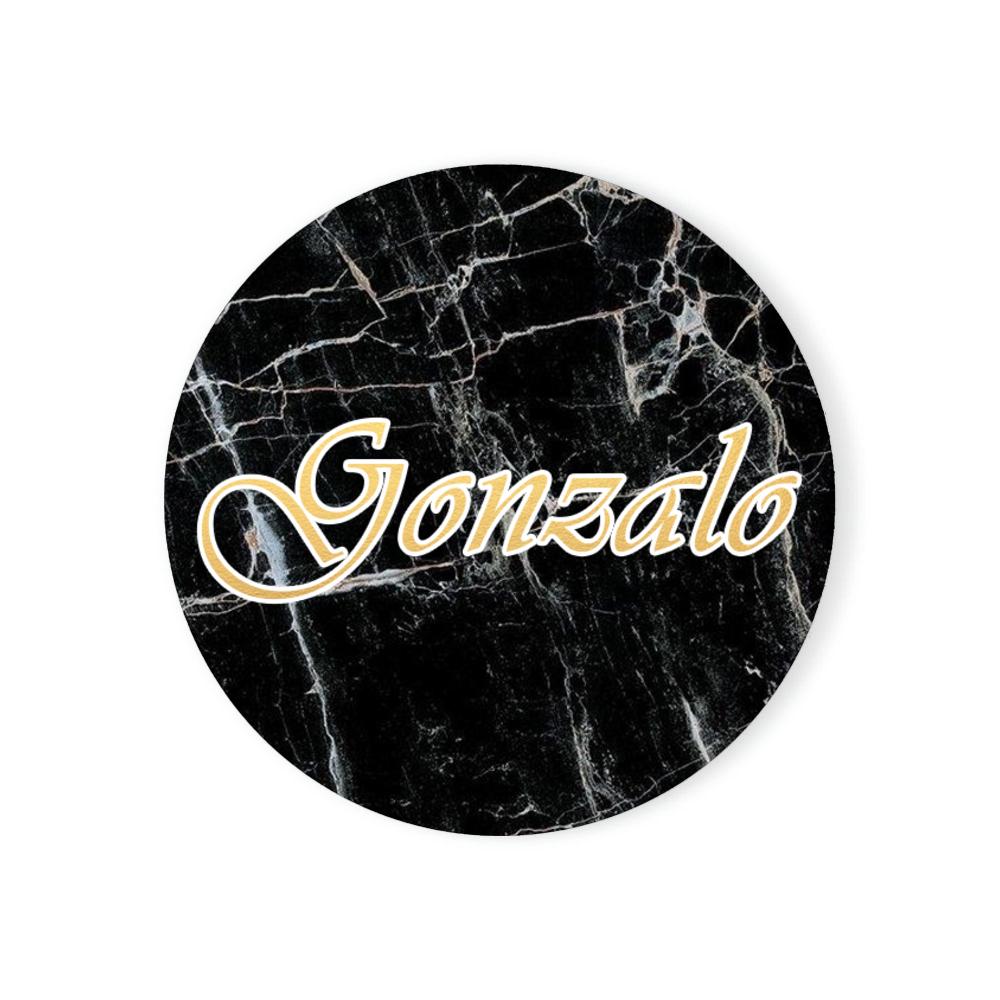 Personalised Marble Coasters Customised Gift Housewarming Room Bar Decor Marble Style Custom Name Ceramic Coaster Sets