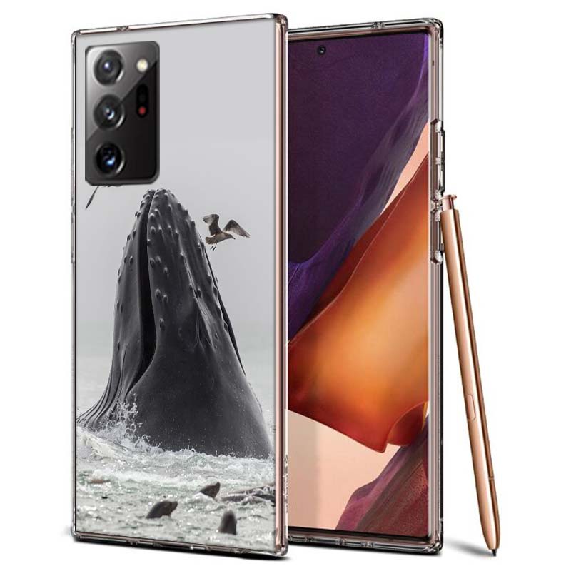 Whale Sea Giant Phone Case for Samsung A55 A35 A25 A15 A07 A05S A16 A17 A26 A36 A37 A56 A57 Galaxy Note 20 10 A50S A71 A51 A31 A