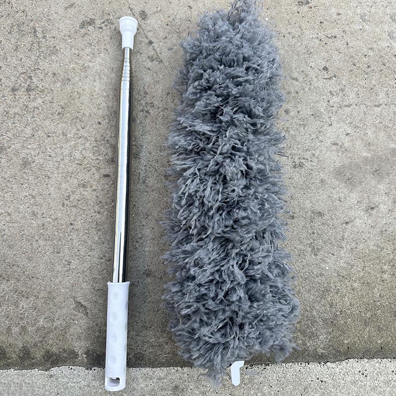 Telescopic Electrostatic Feather Duster for Ceiling and Cobweb Cleaning