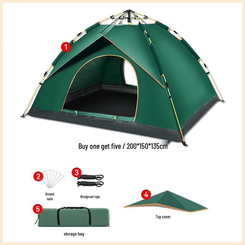 Yuzhan Automatic Outdoor Camping Tent 200x150x125cm