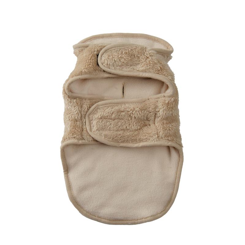 Warm Fleece Cat Jacket Coat Adjustable Soft High Neck Kitten Apparel Autumn Winter Pet Costume Cat Sphynx Chihuahua Small Dog