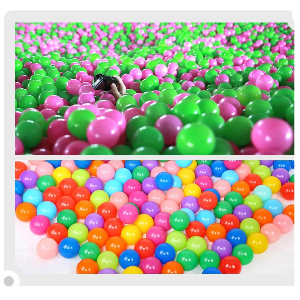 100 teile/satz Bunte Lustige Weiche Kunststoff Ozean Ball Set Baby Kinder Spielen Werkzeug (5,5 cm)