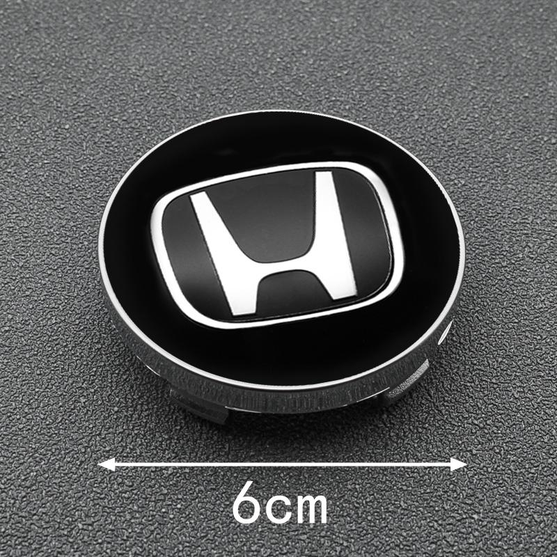4Pcs 56mm 60mm Black Silver Hub Cover Hub Center Sticker For H Honda Accord Car Wheel Decoration Car Wheel Center Cap Metal aig256
