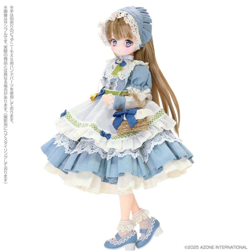 AZONE INTERNATIONAL Iris Collect Petit Ruchiru Flowers of Serenity Myosotis Painted Movable Doll 1/6 / (Blue Ver.)