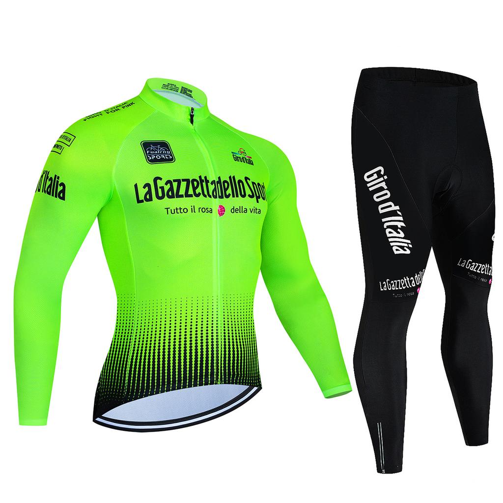 Premium Anti-uv Manica Lunga Downhill Cycling Suit Autunno Quick-Dry Pro Racing Unifor Autumn Long Sleeved Breathable Cycling Suit Set