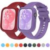 Silicone Band+Case For Huawei Watch Fit 3 Soft Protector Cover For Huawei Fit 3 Colorful Sport Strap Replaceable Accessories