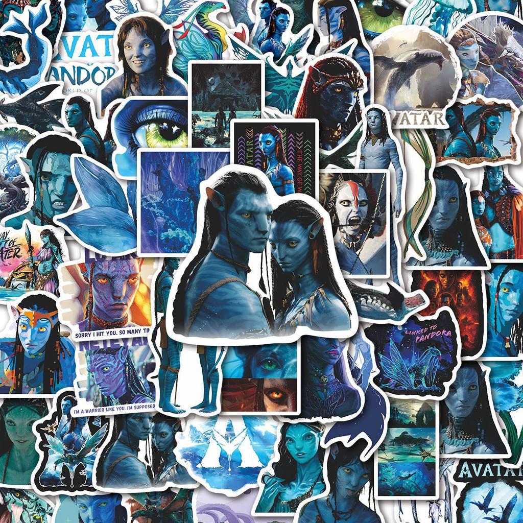 65 Stuks Avatar 3 Vuur En As Film Stickers Pvc Decals Speelgoed Diy Decoratie Waterdicht Skateboard Bagage Telefoon Koelkast Auto Cadeaus