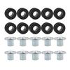 10mm Rear Shock Buffer Rings Rubber Grommets High Strength Construction Enhanced Comfort Quick Installation