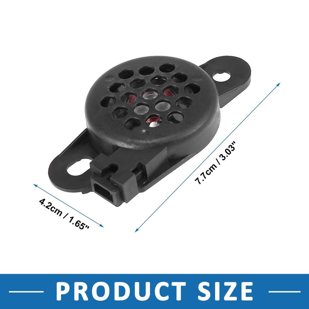 A ABSOPRO Warning Buzzer 8E0919279 Compatible with Reverse Parking Aid, Volksw Agen, Fits Golf, Fits 2010-2013, Plastic, Metal, Black