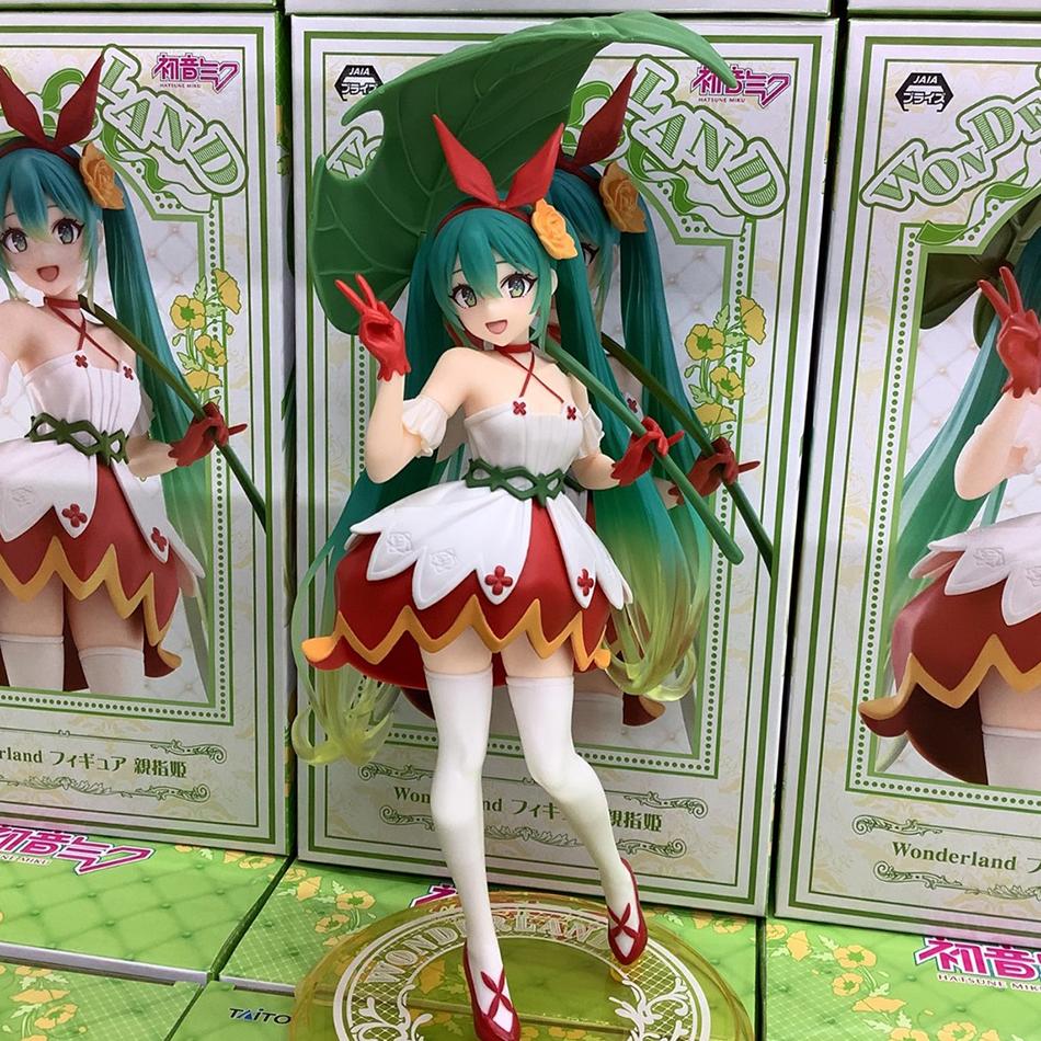 New Hatsune Miku Anime Figure Toys Puss in Boots Kawaii Cartoon Wonderland Thumbelina Action Figurine Model Dolls Birthday Gifts