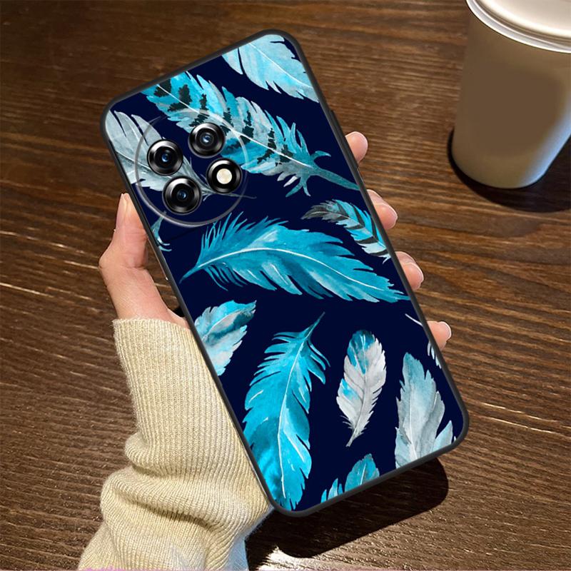 Feather For OnePlus 15R 13 12 11 9 Pro 12R 13R 10T 13T Case For OnePlus Nord 5 CE 2 3 4 Lite N20 N30