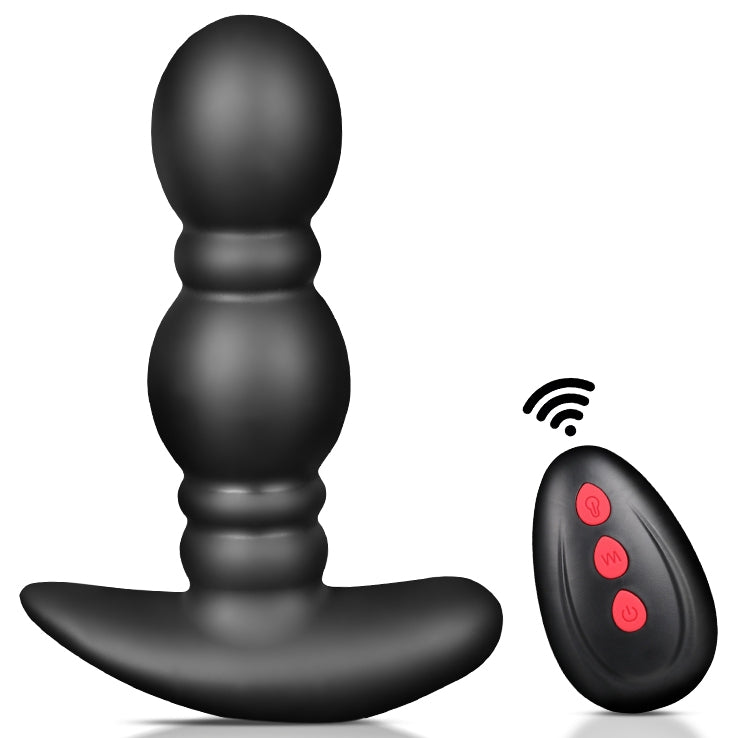 Vibrating Inflatable Plug Butt Inflat 11 X 3.8cm - InflateGear - Inflatable Plugs