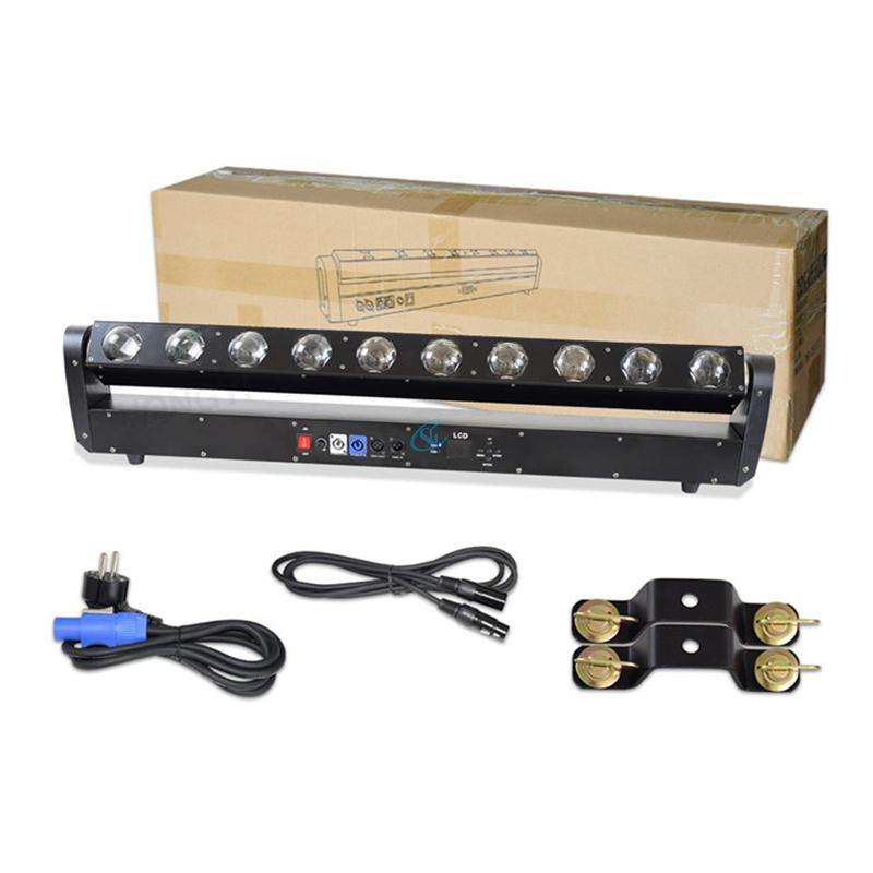 10x40w 4in1 Rgbw Colorful Led Beam Scanner Pixel Bar Moving Head Dj Stage Disco Light Professional for Nightclu Party Show