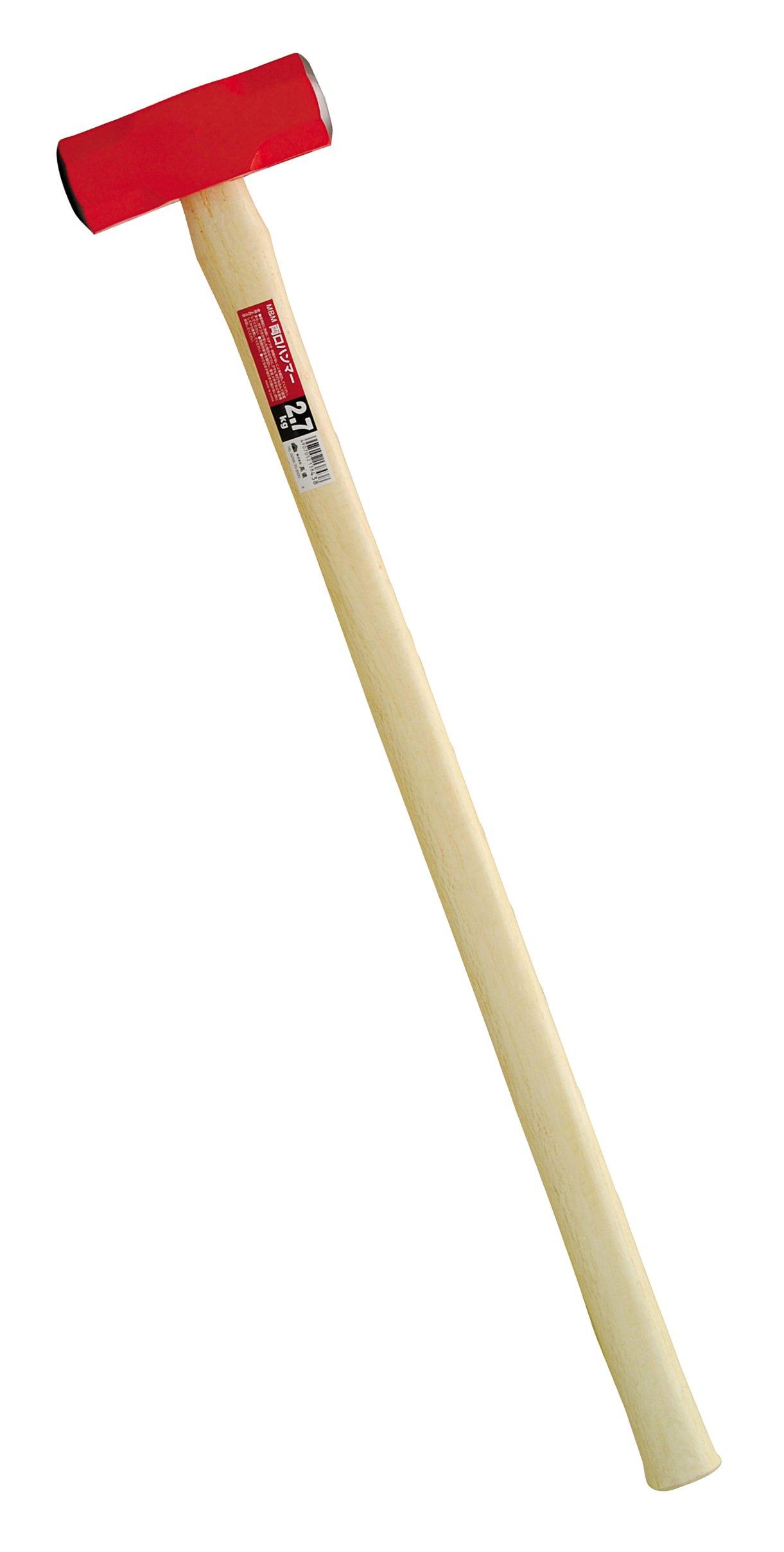 

Деревянный молоток Takagi с длинной ручкой M&M двусторонний, Рукоятка, Рукоятка, Красный, 2,7 кг