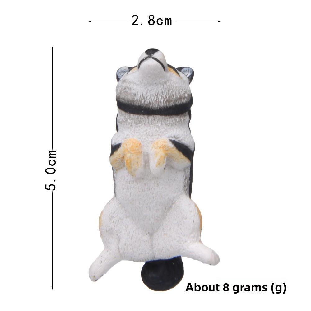 Corgi Pvc Kitten Animal Sculptures Model For Home Decor And Display Collectors