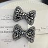 Prinzessin Flash Diamant Schleife Haarspange Haarschmuck, Exquisite High-End Ins Stil Seitenclip, Party Pony Clip Entenschnabelclip