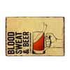 Beer Vintage Metal Tin Sign Chic Home Bar Cafe Poster Wall Decor Art Plaque Pub Tavern Retro Decorative Plates 20*30 CM