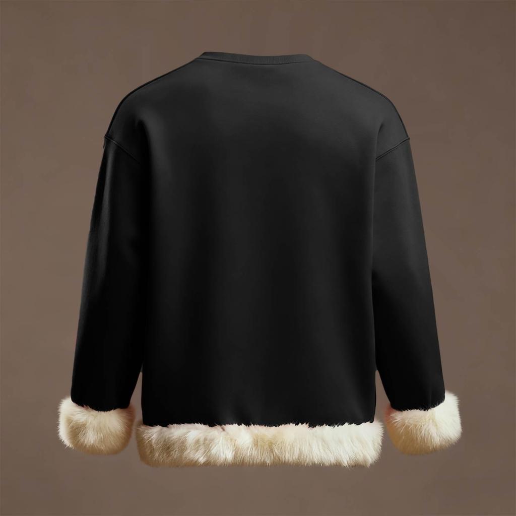 Women's Fashion Casual Solid-color Long-sleeved Sweatshirt