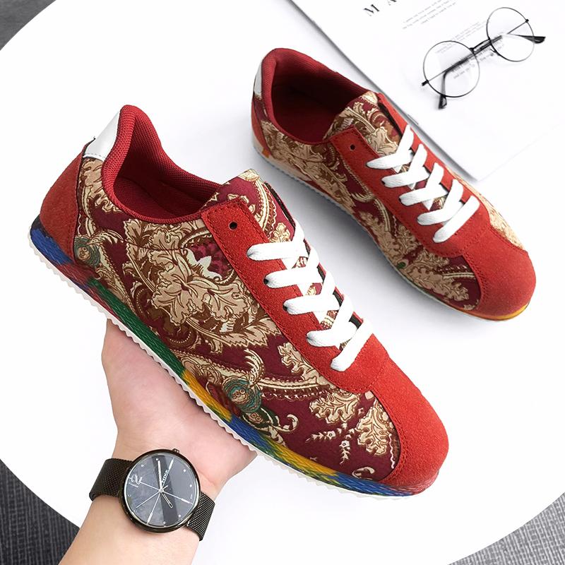 New Retro Brown Men's Sneakers Brand 2024 Designer Trainers Men Jogging Shoes Fashion Platform Shoes Men Beathable Running Shoes