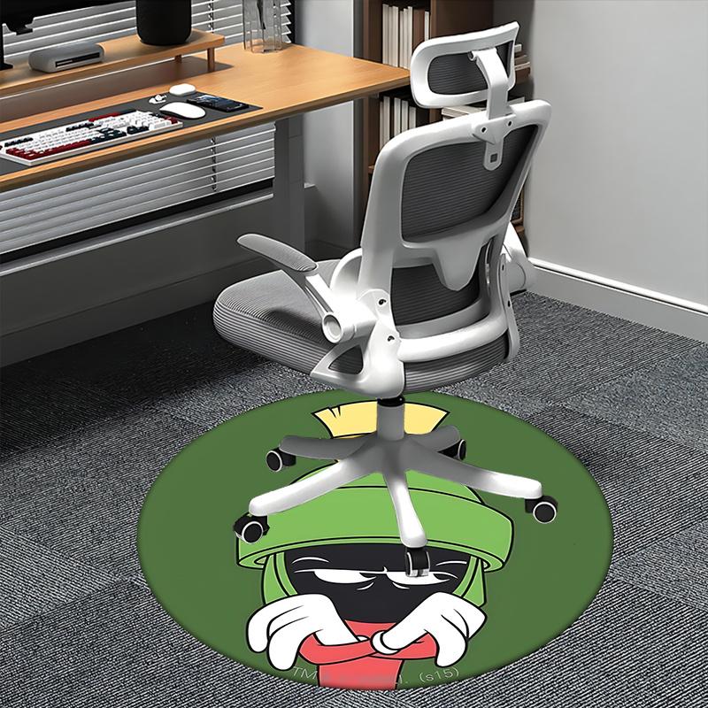 

Marvin the Martian Chair Mat Round Carpet for Home Decor, Office Use, Living Room, Bedroom, Gift Idea0265b 80cm by 80cm