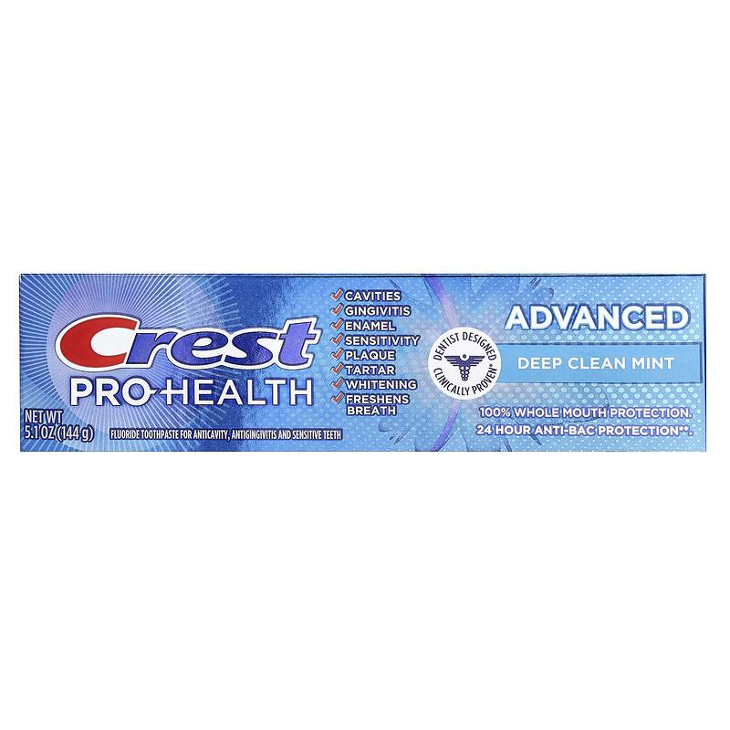 Pro-Health Advanced, Fluoride Toothpaste, Deep Clean Mint, 5.1 oz (144 g)