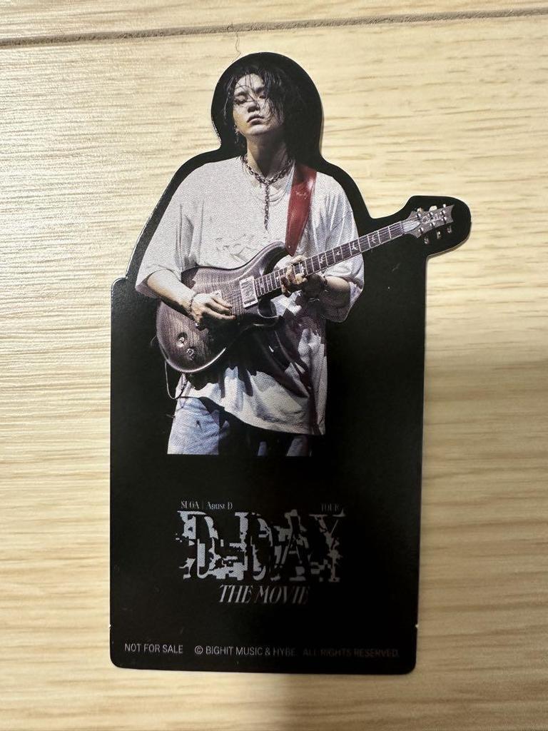 [USED] SUGA Agust D D-DAY Admission Bonus 5th Edition Cutting Card