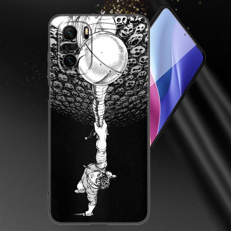Anime Berserk Guts Phone Case For Xiaomi Mi POCO X3 NFC GT M4 M3 12 11T 10T Pro A3 11 Lite NE 5G 12X 11i F3 Soft TPU Black Cover