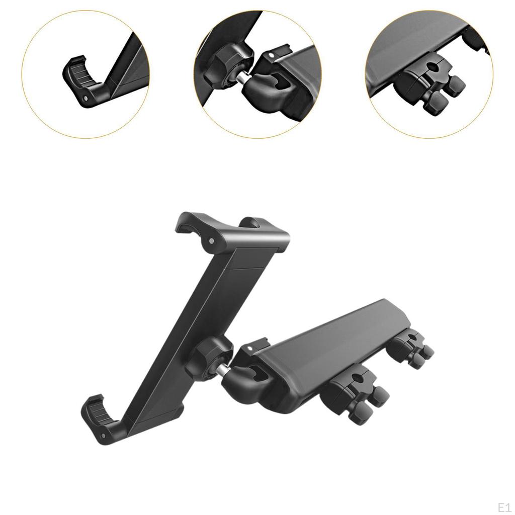 Car Back Seat Tablet Holder for Easy Installation Stable Telescopic Sturdy Adjustable Mount