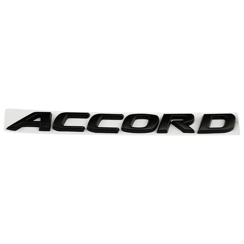 

Metal 3D Car Sticker Side Fender Badge Rear Trunk Emblem Decal Styling for Honda Acoord Logo 10th 11th 8th 2025 2023 Accessories матовый черный