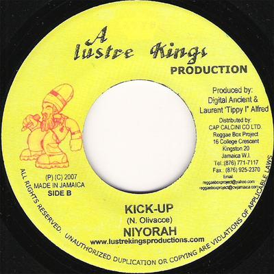 7inch Record PRESSURE / NIYORAH - Fire Is Getting Redder / Kick-Up NONE Lustre Kings 2007 Jamaica Reggae, Ska & Dub Used